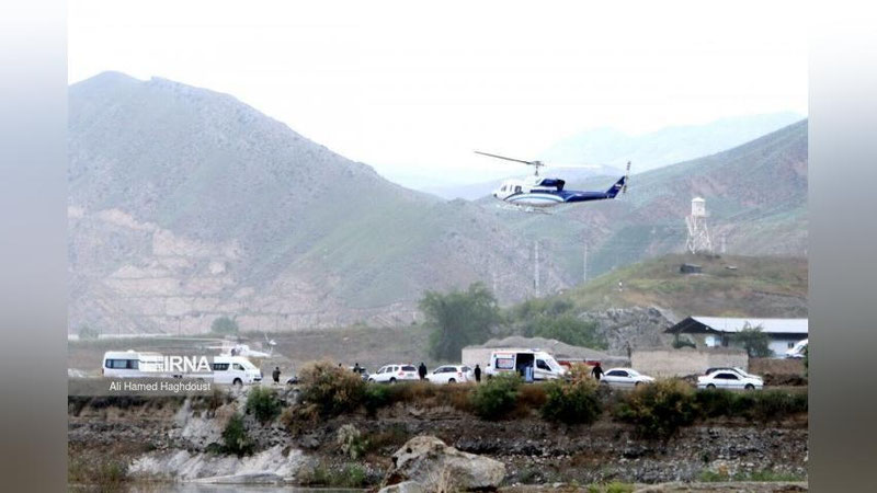 Изрображение 'В Иране рассказали подробности крушения президентского вертолета'