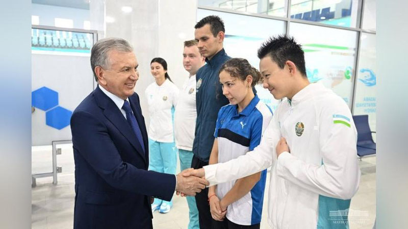 'Тошкентда яна бир сув спорти саройи очилди'ning rasmi