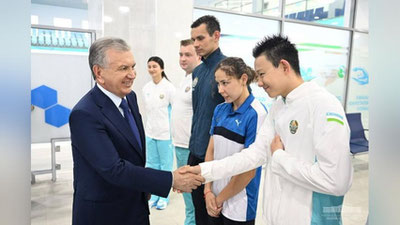 'Тошкентда яна бир сув спорти саройи очилди'ning rasmi