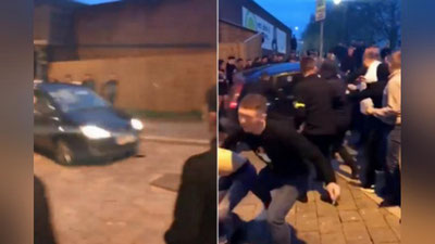 'Британияда ҳайдовчи машинани уч маротаба одамлар устига ҳайдади'ning rasmi