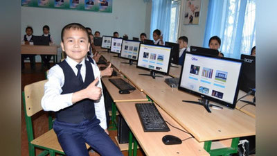 'Innovasion rivojlanish vazirligi Surxondaryodagi maktablarga Q-Box o`rnatmoqda'ning rasmi