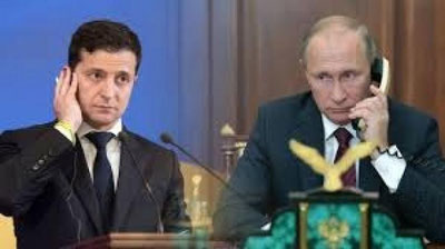 'Putin va Zelenskiy telefonda muhim masalani gaplashdi'ning rasmi