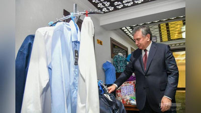 'Shavkat Mirziyoev "Sulton tex group" korxonasi faoliyati bilan tanishdi'ning rasmi