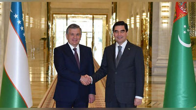 'Davlatimiz rahbari Turkmaniston Prezidentini tug`ilgan kuni bilan samimiy tabrikladi'ning rasmi