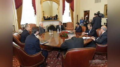 'Shavkat Mirziyoevning senator Orrin Xetch bilan suhbati yorqin taassurot qoldirdi'ning rasmi