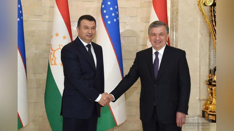 'Prezident Shavkat Mirziyoev Tojikiston Bosh vazirini qabul qildi'ning rasmi