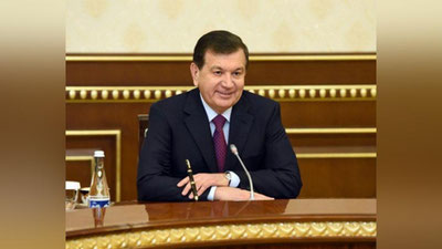 '​Prezident Shavkat Mirziyoev Rossiya Tashqi razvedka xizmati direktorini qabul qildi'ning rasmi
