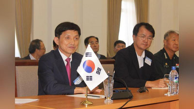 'Koreya Respublikasi Milliy mudofaa universiteti o`qituvchilari O`zbekiston Qurolli Kuchlari akademiyasiga tashrif buyurdi'ning rasmi