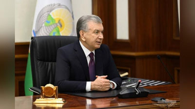 'Shavkat Mirziyoev Istanbuldagi portlash oqibatida ko`plab insonlarning halok bo`lishi munosabati bilan Rejep Tayyib Erdo`g`onga ta`ziya yo`lladi'ning rasmi