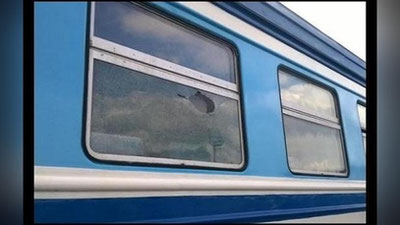 '“Toshkent-Andijon” yo`lovchi poezdi oynasiga noma`lum shaxs tosh otgan'ning rasmi