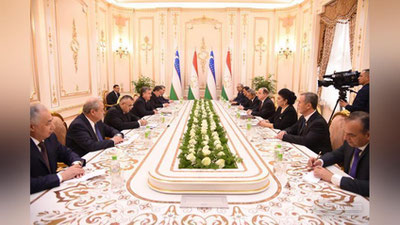 'Шавкат Мирзиёев Тожикистон парламенти палата раисини қабул қилди'ning rasmi