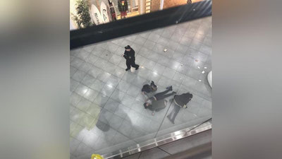 Изрображение 'В МОСКОВСКОМ ТЦ ПОСЕТИТЕЛЬНИЦА УПАЛА С 4 ЭТАЖА НА ДРУГУЮ ДЕВУШКУ (ВИДЕО, 18+)'