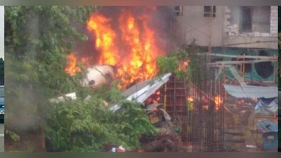 'Mumbayda samolyot halokatga uchradi (Video)'ning rasmi