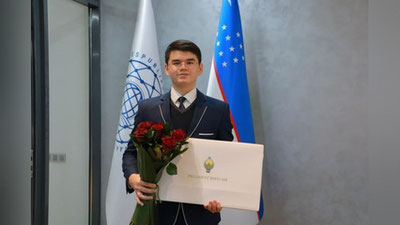 Изрображение 'Ученик Президентской школы в Ташкенте поступил в два ведущих университета США'