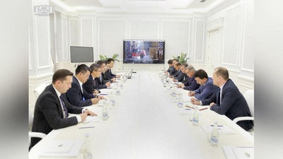 'Jahongir Ortiqxo`jaev “Holley Group” kompaniyasi vakillarini qabul qildi'ning rasmi