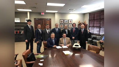 'O`zbekiston Respublikasining delegasiyasi AQShning Missisipi shtatiga tashrif buyurdi'ning rasmi