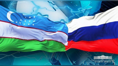 'Shavkat Mirziyoev Vladimir Putinni tabrikladi'ning rasmi