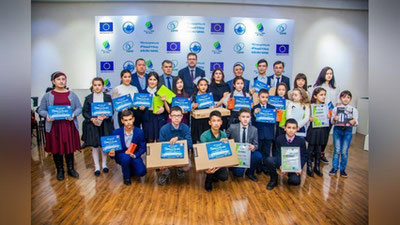 '​Bolalar o`rtasida suvdan oqilona foydalanish mavzusidagi tanlov g`oliblari aniqlandi'ning rasmi