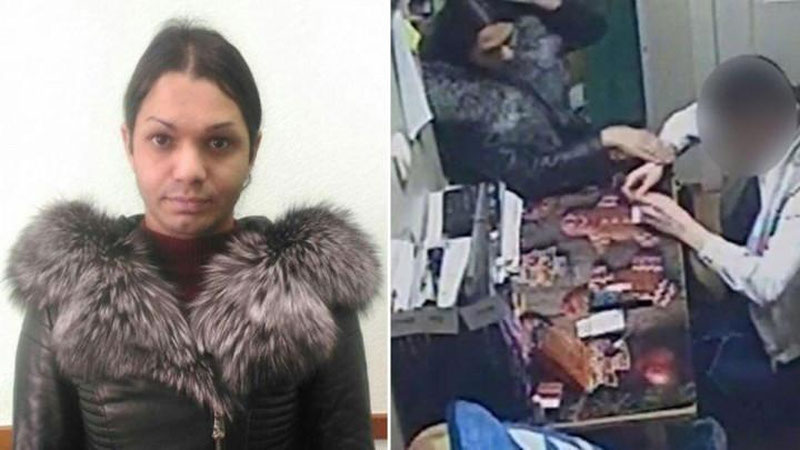 'Ayolga o`xshab kiyingan lo`li yigit firibgarlik yo`li bilan do`konni o`mardi'ning rasmi