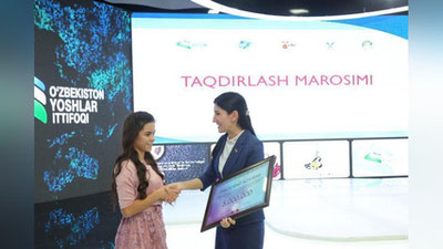 '«Yosh qo`shiq ijrochilari» festivalining Gran-Pri sohiblariga Prezident sovrini topshirildi...'ning rasmi