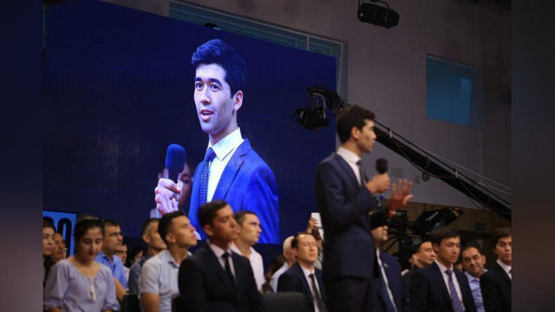 '​Пресс клубда Ўзбекистонда ёшлар сиёсати мавзуида сессия бўлиб ўтди 'ning rasmi