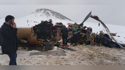 'Turkiyada harbiy vertolyot quladi'ning rasmi