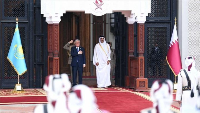 'Qatar Qozog`istonning islom olamidagi muhim va ishonchli hamkori'ning rasmi
