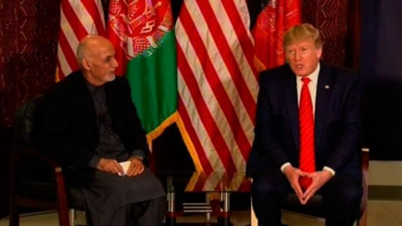 'Tramp kutilmaganda ilk bor Afg`onistonga tashrif buyurdi. Nega?'ning rasmi