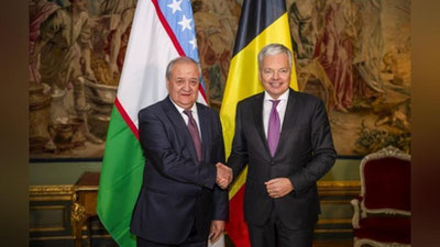'Abdulaziz Komilov Belgiya TIV rahbari bilan uchrashdi'ning rasmi