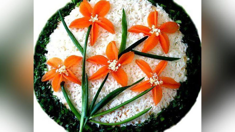 '«Bahoriy gullar» salati - mavsum taftini his eting!'ning rasmi