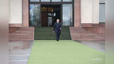 'Prezident Buxoroga jo`nab ketdi'ning rasmi