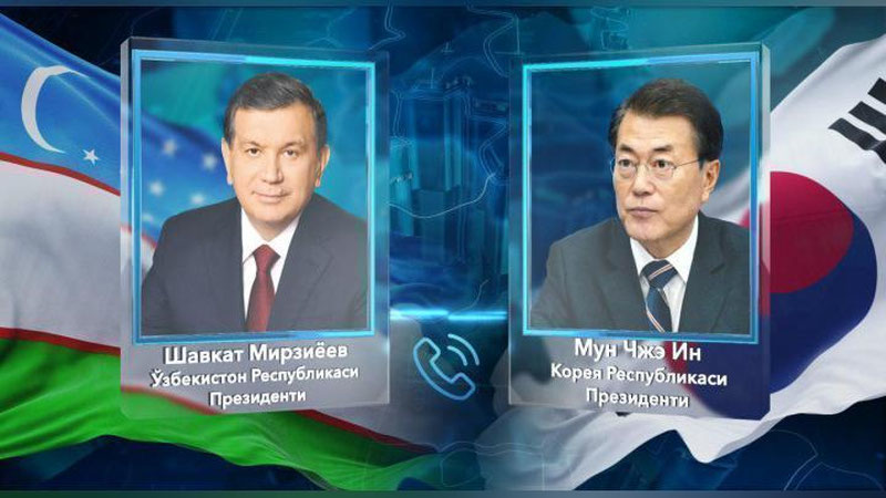 'Шавкат Мирзиёев Корея Республикаси Президенти билан телефон орқали мулоқот қилди'ning rasmi