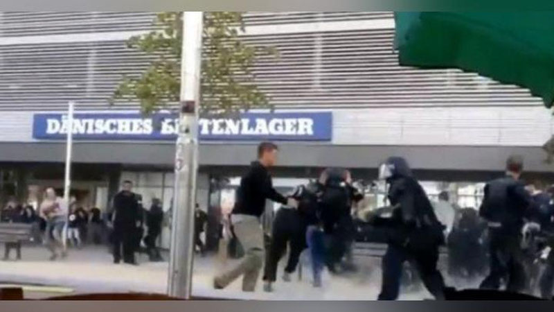 'Germaniyada ommaviy tartibsizliklar bo`lib o`tdi (Video)'ning rasmi