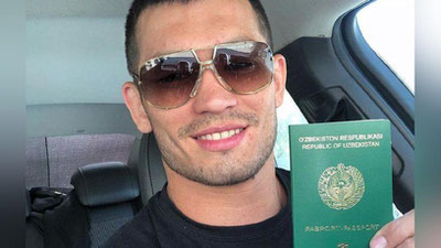 'MMA jangchisi Mahmud Murodov O`zbekiston fuqaroligini oldi'ning rasmi