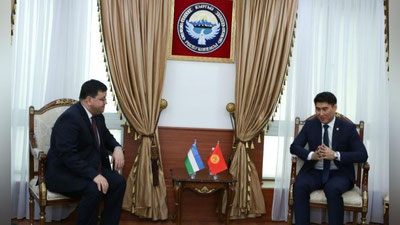 Изрображение 'Посол Узбекистана в Кыргызстане передал копии верительных грамот'