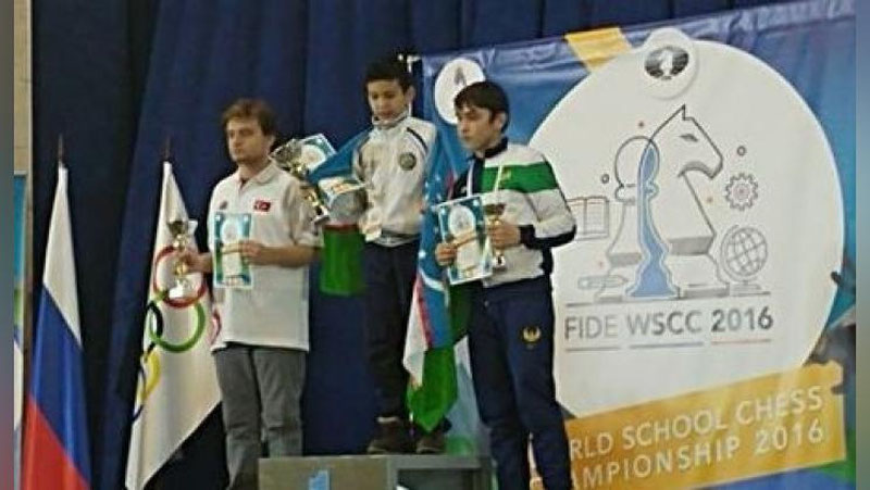 Изрображение 'ЮНЫЕ ШАХМАТИСТЫ УЗБЕКИСТАНА ТРИУМФАЛЬНО ВЫСТУПИЛИ НА ЧМ В СОЧИ'