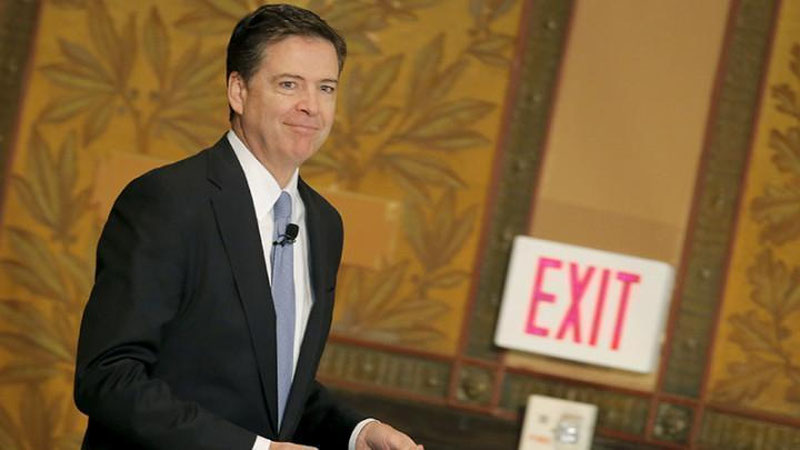 Изрображение 'ПРЕЗИДЕНТ США ДОНАЛЬД ТРАМП УВОЛИЛ ГЛАВУ ФБР'