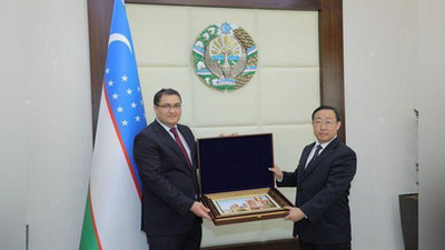'O`zbekiston va Xitoy adliya vazirlari o`zaro uchrashuv o`tkazdilar'ning rasmi