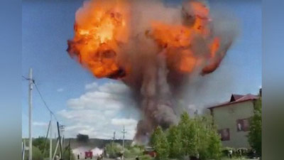 Изрображение 'Эпичный взрыв на газовой заправке в России попал на видео'
