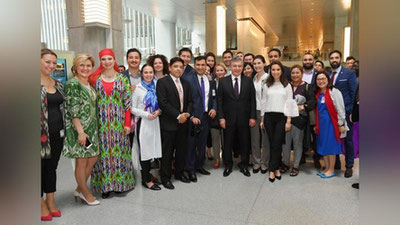 'Prezident AQShda hamyurtlarimiz bilan ham uchrashdi'ning rasmi