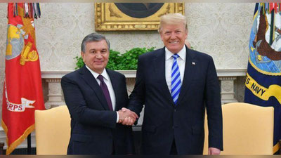 'Shavkat Mirziyoev Donald Trampga tabrik yo`lladi  'ning rasmi
