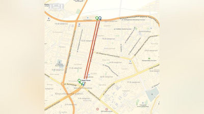 Изрображение 'ЗАКРЫТ УЧАСТОК СТОЛИЧНОЙ УЛИЦЫ АХМАД ДОНИШ'