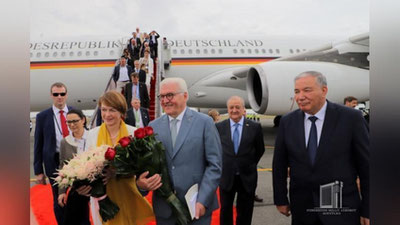 Изрображение 'Франк-Вальтер Штайнмайер прибыл в Хорезмскую область (фото)'