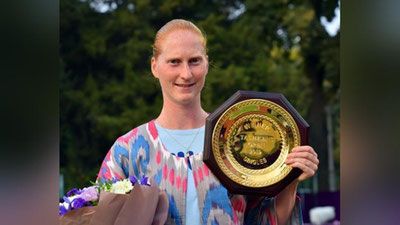 Изрображение 'Бельгийская теннисистка стала чемпионкой турнира в Ташкенте (фото)'