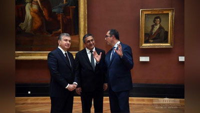 'Shavkat Mirziyoev Luvr muzeyida bo`ldi'ning rasmi