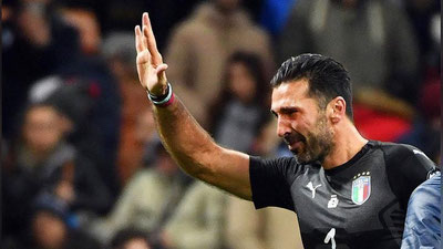 Изрображение 'БУФФОН ЗАЯВИЛ О ЗАВЕРШЕНИИ КАРЬЕРЫ ПОСЛЕ НЕВЫХОДА ИТАЛИИ НА ЧМ-2018'