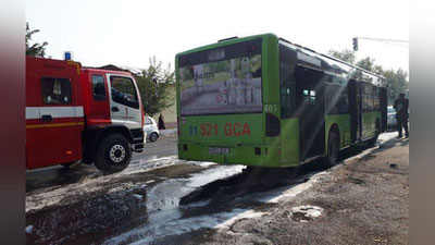 'Toshkentda yana bir yo`lovchi avtobusida yong`in chiqdi'ning rasmi