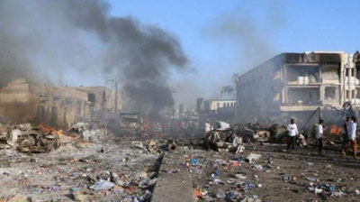 'Somali poytaxtida portlash yuz berdi'ning rasmi