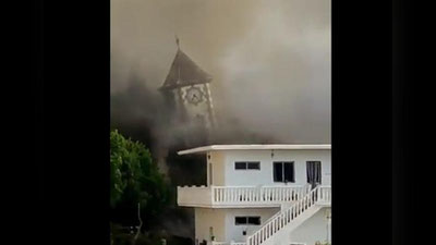 Изрображение 'Извержение вулкана на канарском острове Пальма возобновилось (видео)'