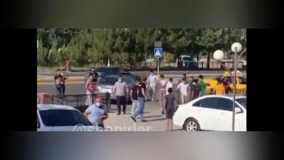 Изрображение 'Юный житель Карши решил запугать продавца супермаркета ножом (видео)'